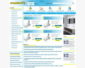 Online-store of plumbing "Vodyanoi"